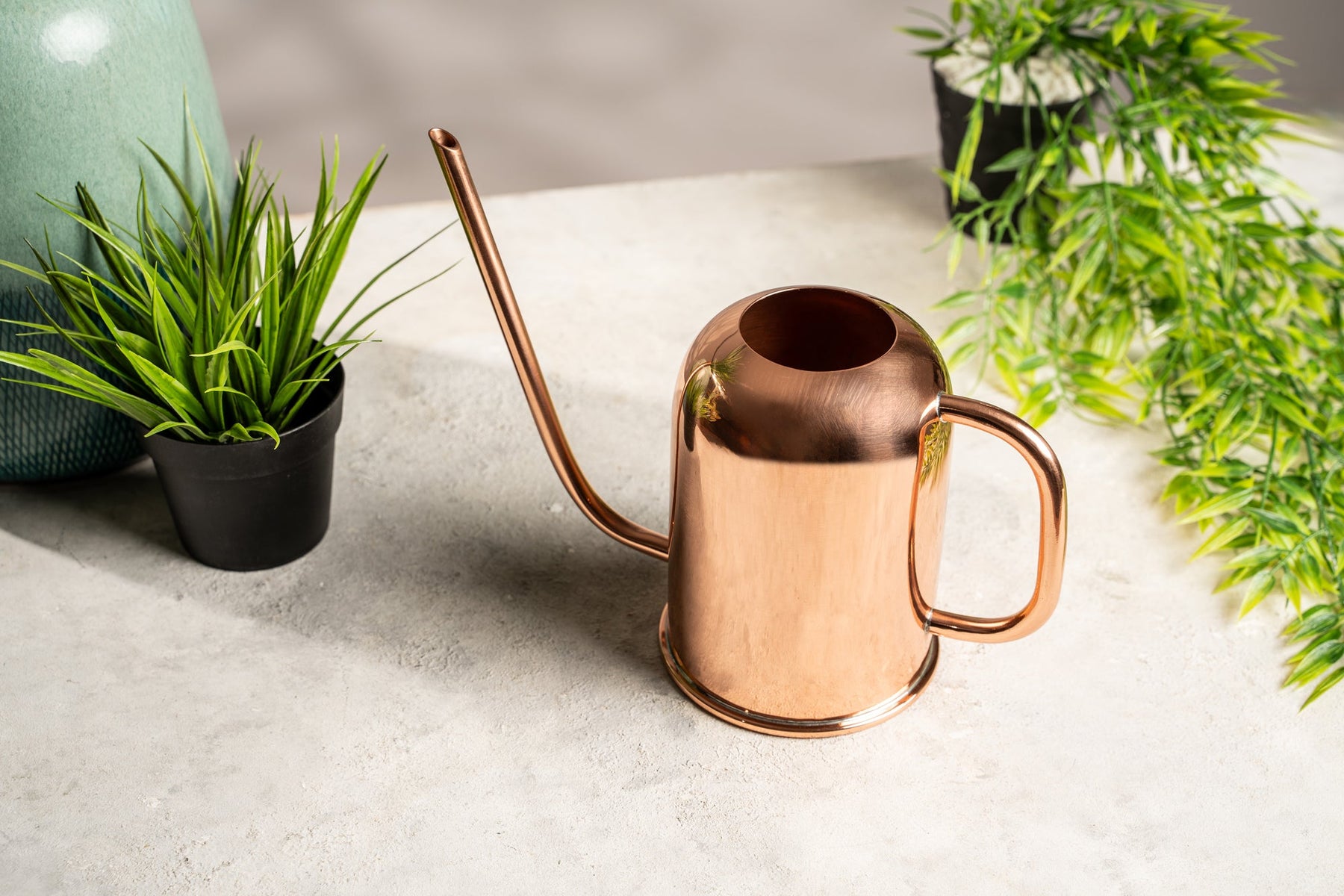 Polished Copper Watering Can – Timeless Shine for Modern Gardening