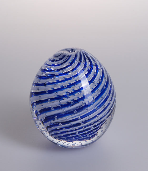 Filigrana a Grani Hand-Blown Glass Vase