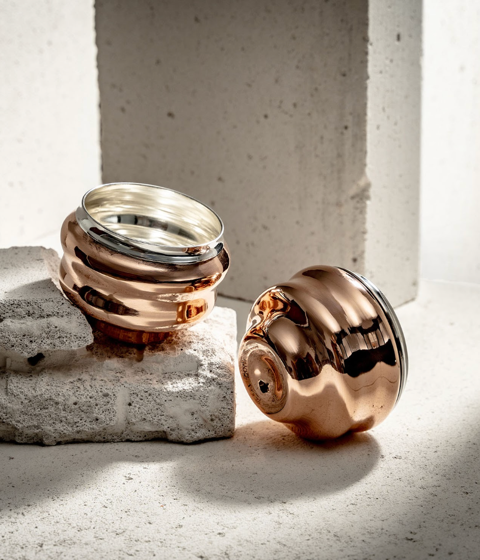 WAVY COPPER TUMBLER