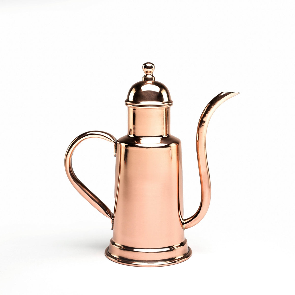 Handmade Copper Olive Oil Dispenser – Drip - Free Pourer for Kitchen & Dining (500ml) - Alfiq's Store