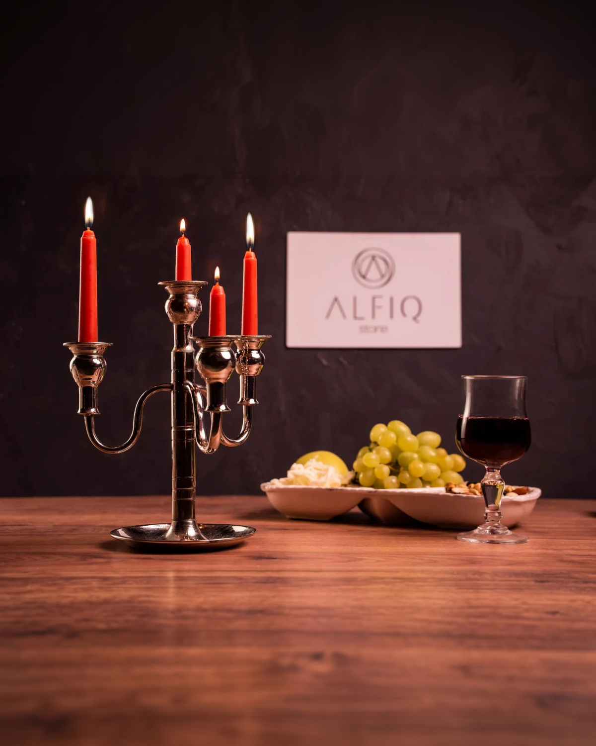 Handmade Nickel Candlestick Holder | Copper Vintage Home Decoration Ornaments - Alfiq's Store