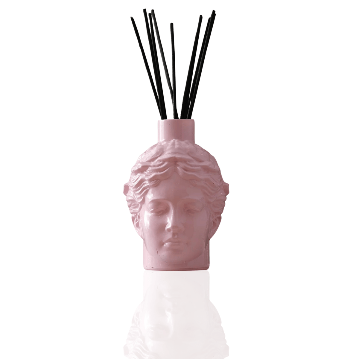 Helen Diffuser – Sculptural Head in Glossy Pink Ceramic - Alfiq's Store