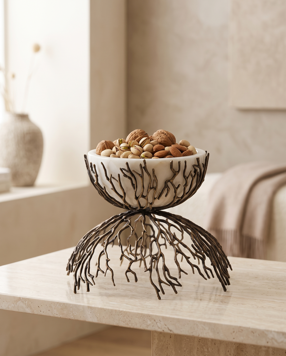 Bowl with Brass Branch II