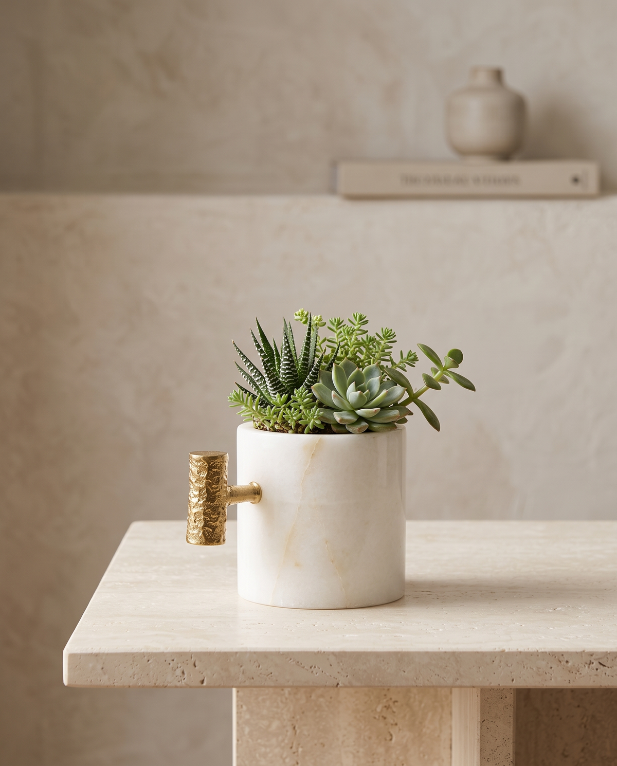 Succulent Planter with Knocker