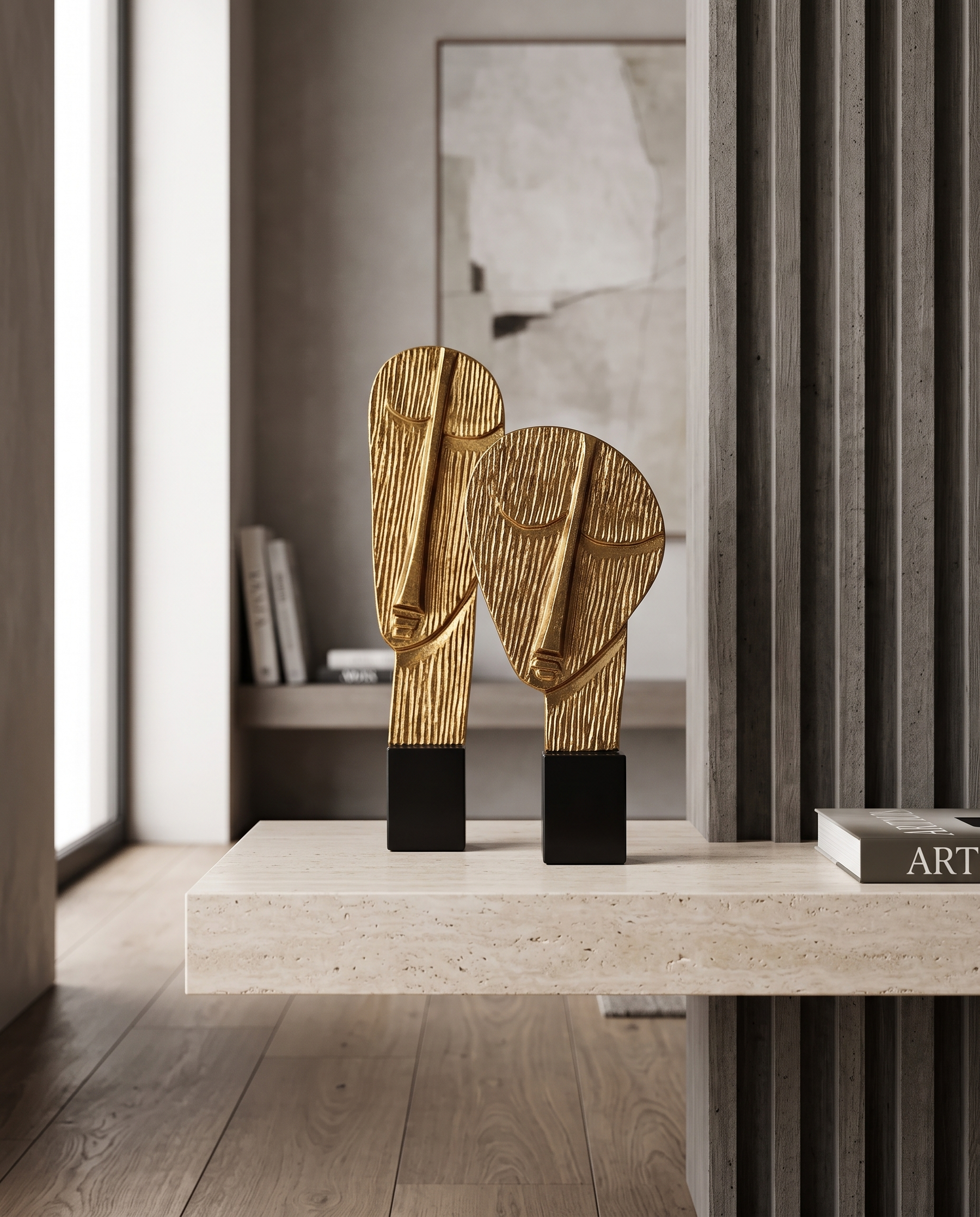 Abstract Brass Face II