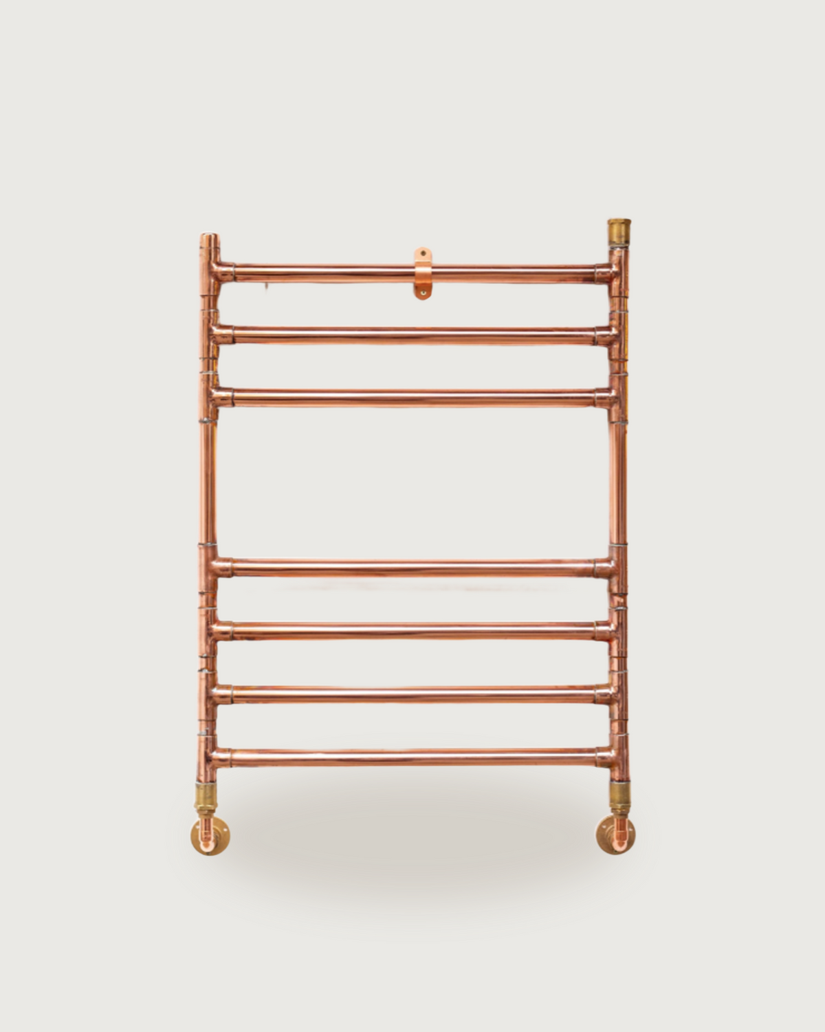 Heated Towel Rail – 100% Solid Copper Pipe, Industrial Design