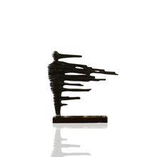 Brass Wind Woman Sculpture – Abstract Art Piece for Modern Interiors