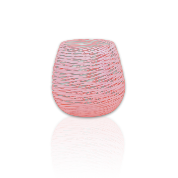 Barbablanca Swirl Glass Tumbler –  Bianco