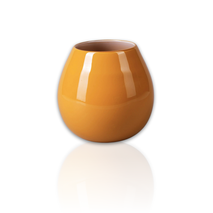 Vetro Terra Glass Tumbler – Golden Yellow