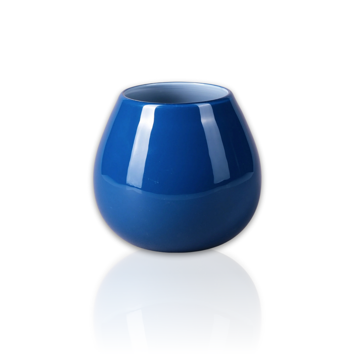 Vetro Terra Glass Tumbler – Deep Blue