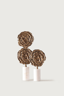 Spiral Loop Sculpture (Set of 2) — Bels & Pearl