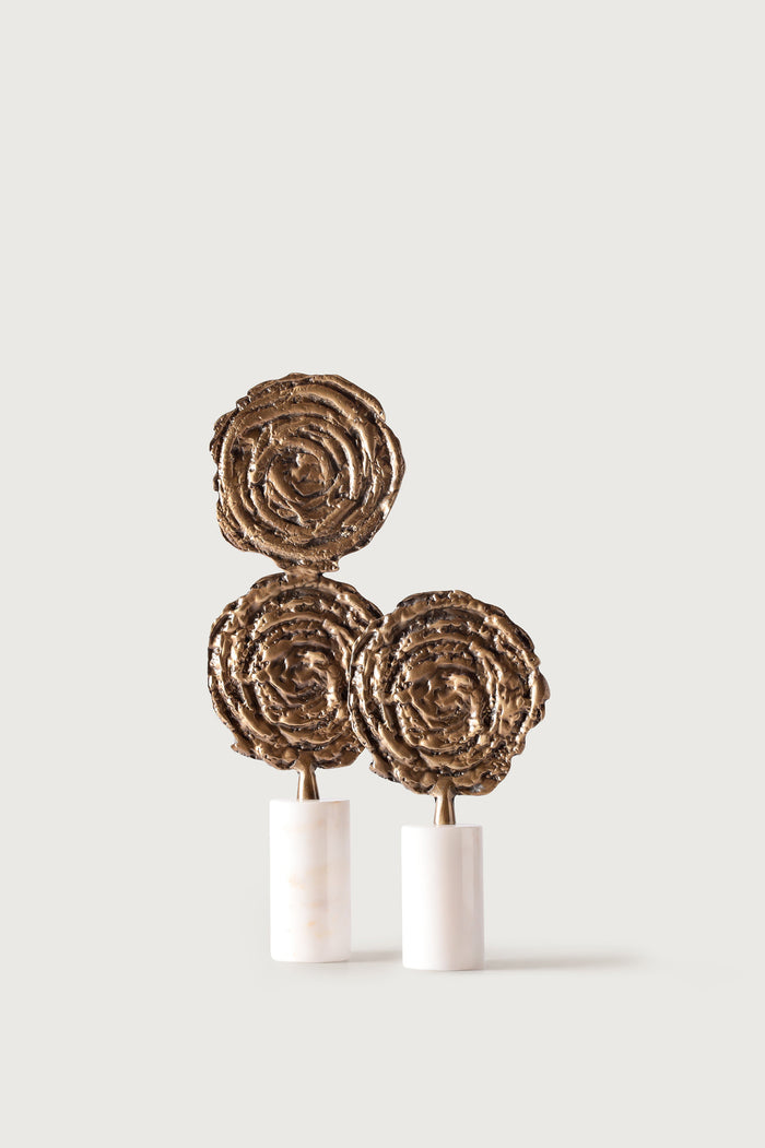 Spiral Loop Sculpture (Set of 2)