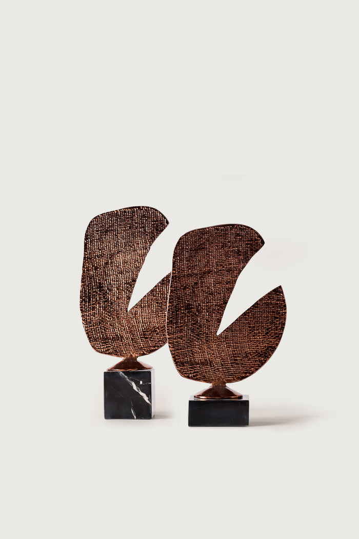 Cane-Texture Sculpture (Set of 2)