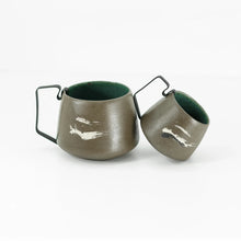 Hic Ceramics Sand Medium Stoneware Cup with Removable Stainless Steel Handle
