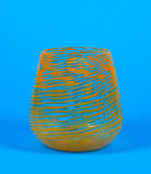 Barbablanca Hand-Blown Glass Object — Blue