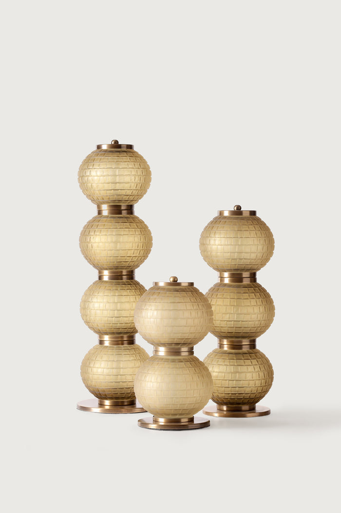 Sphere Tower Sculpture (Set of 3)