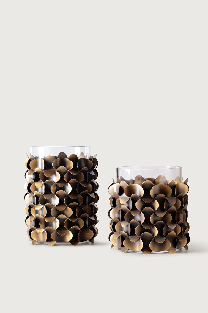 Textured Shell Candle Holder (Set of 2)