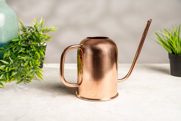 Polished Copper Watering Can – Timeless Shine for Modern Gardening