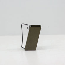Hic Ceramics Khaki Rectangular Small Stoneware Mug with Removable Stainless Steel Handle
