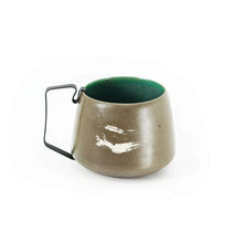 Hic Ceramics Sand Medium Stoneware Cup with Removable Stainless Steel Handle