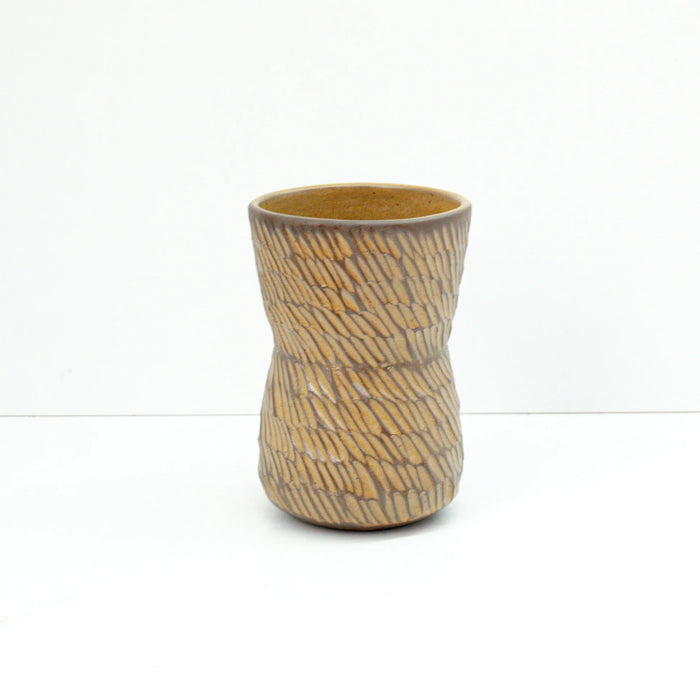 Hic Ceramics Mocca Sand Large Cup Recif — Handcrafted Stoneware Vessel