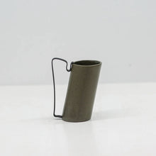 Hic Ceramics Small Cylindrical Cup — Handcrafted Stoneware Espresso Cup