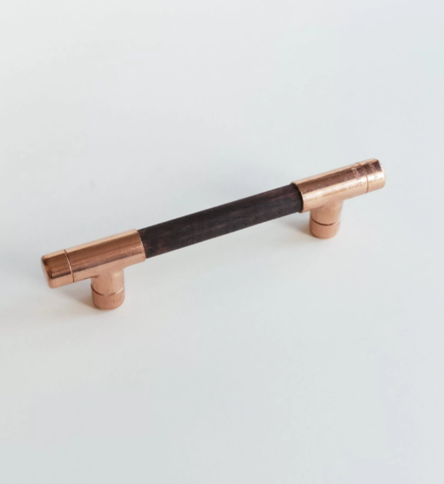 Chestnut Solid Copper Handle, 180 mm x 35 mm