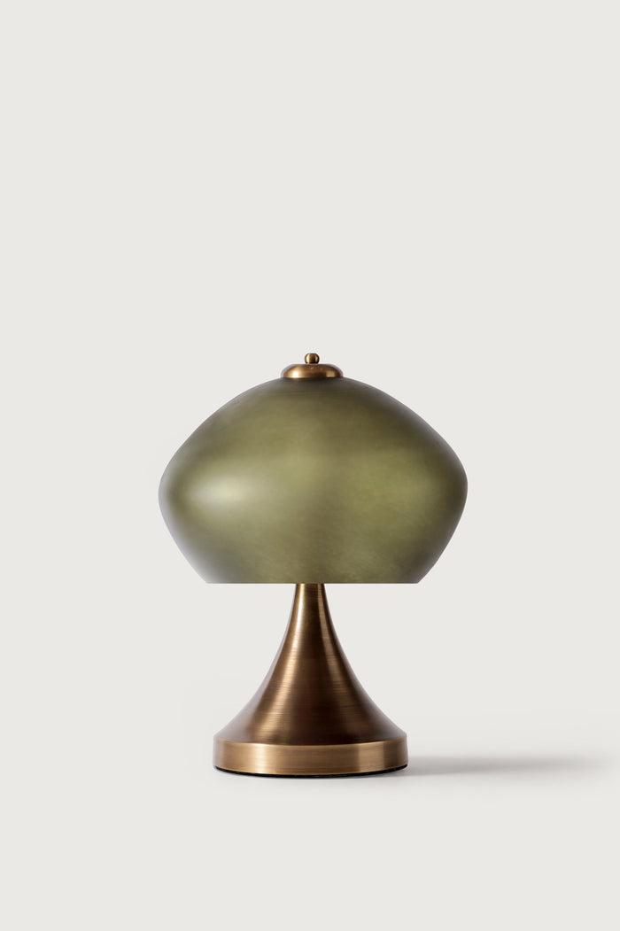 Sandblasted Glass Table Lamp (One Piece)