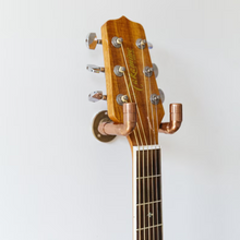 Copper Guitar Holder - Handmade Solid Copper Guitar Pick Wall Hanger - Rust – view 2