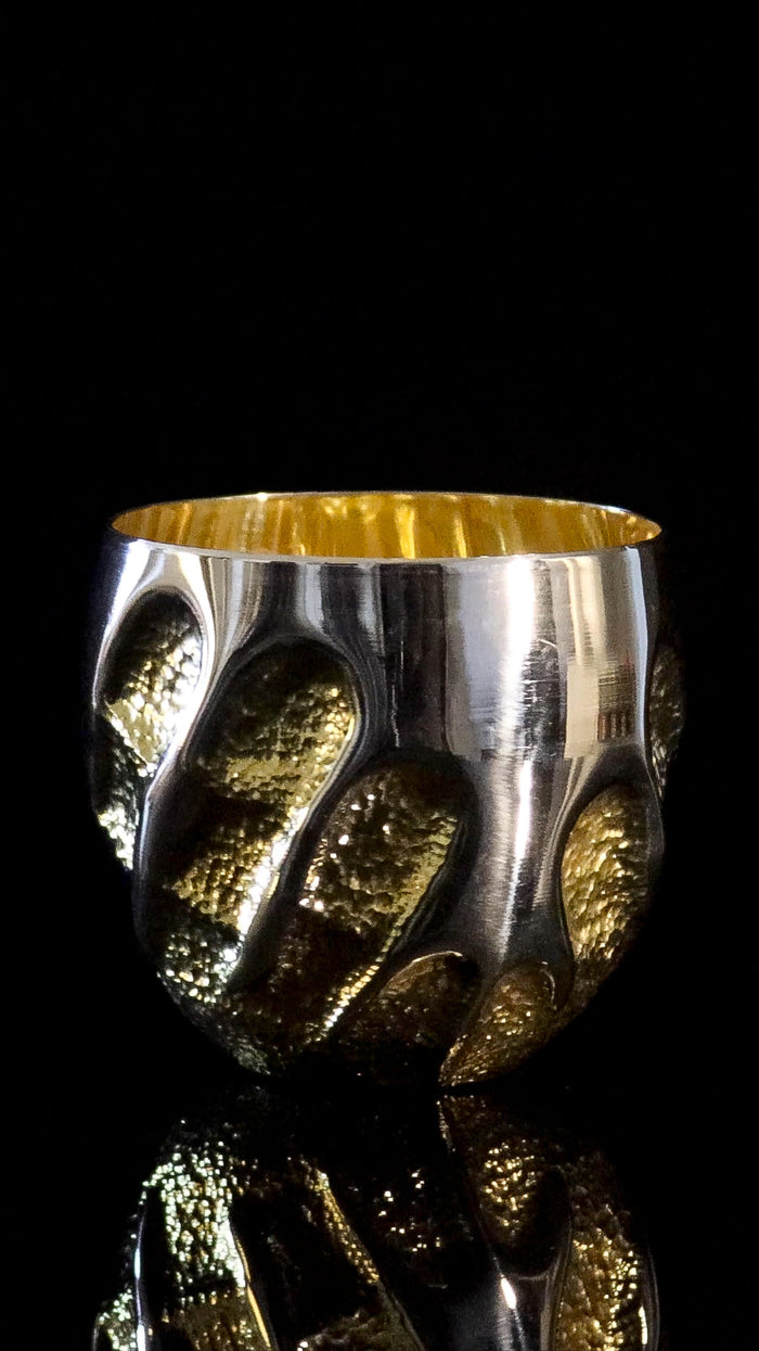 CHASED COPPER TUMBLER # 32