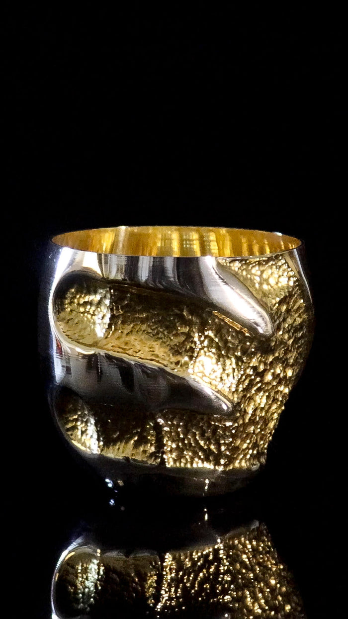 CHASED COPPER TUMBLER # 33