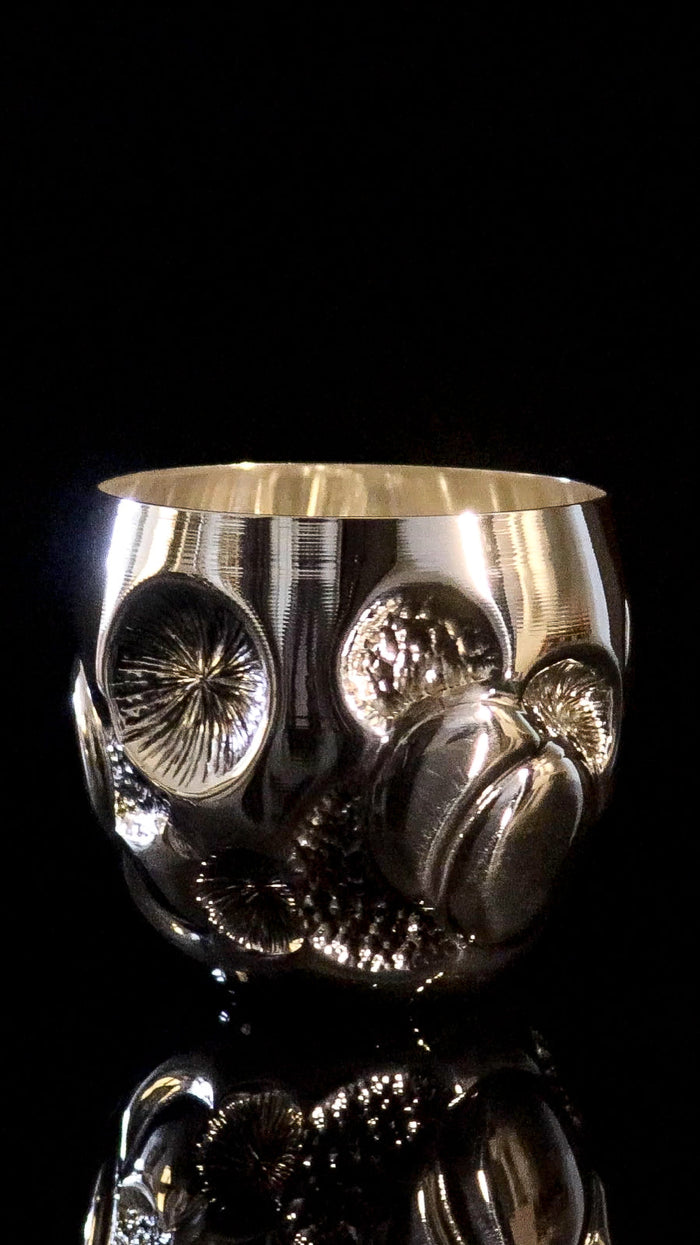 CHASED COPPER TUMBLER # 37