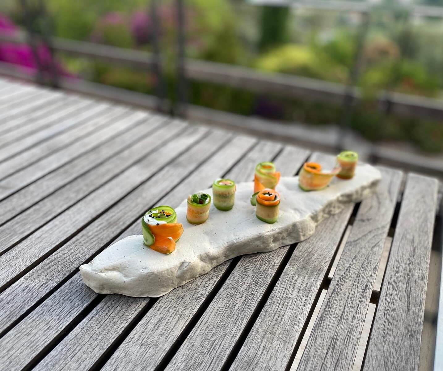 Hic Ceramics Stone Large Double-Sided Serving Board