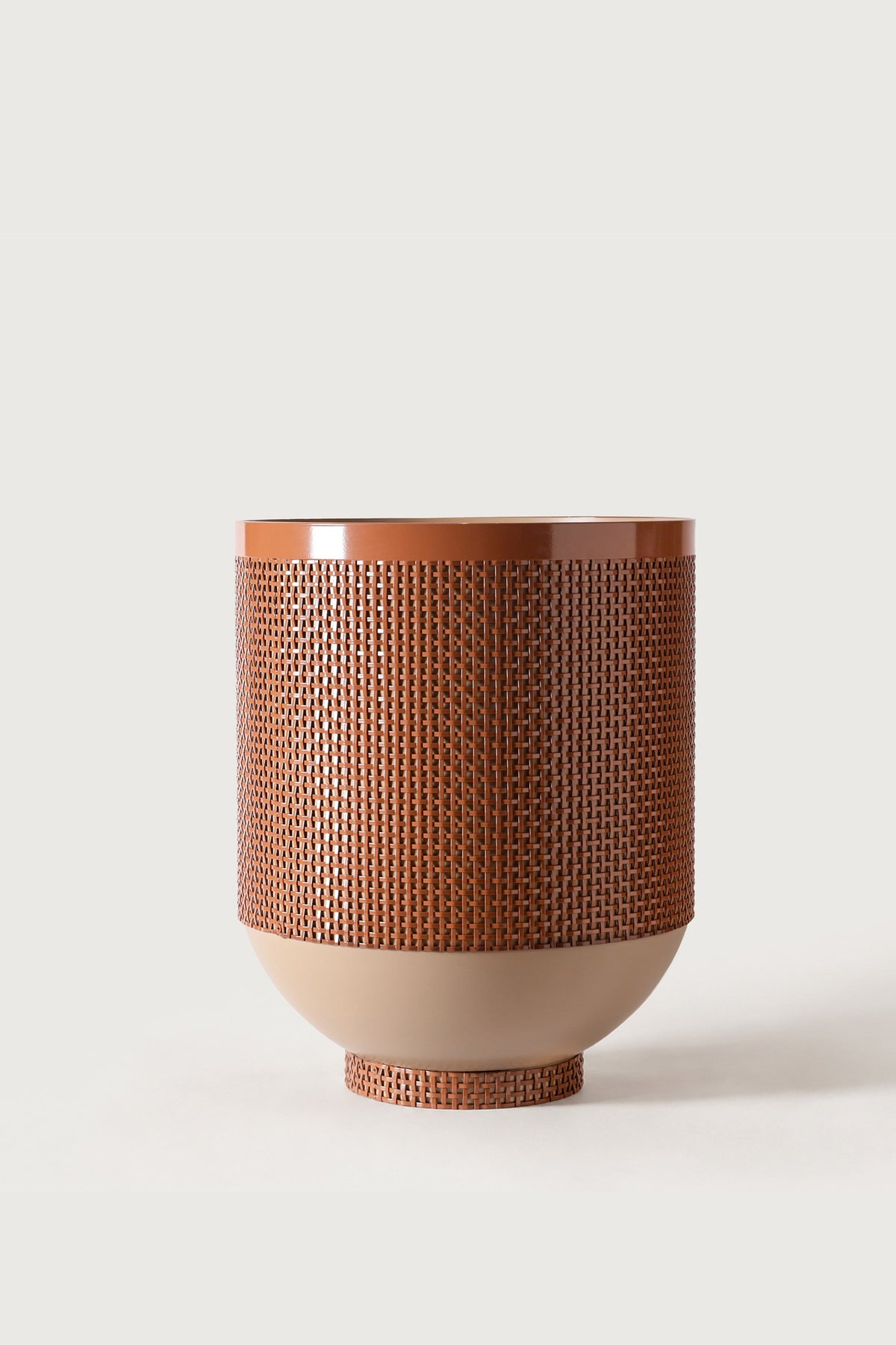 Woven-Texture Planter — Bels & Pearl