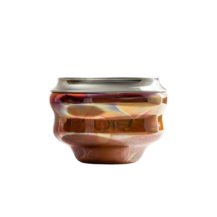 Handcrafted Wavy Solid Copper Tumbler - Available in 3 Elegant Finishes (Heat Treated)