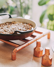 Industrial Copper Double Trivet – view 5