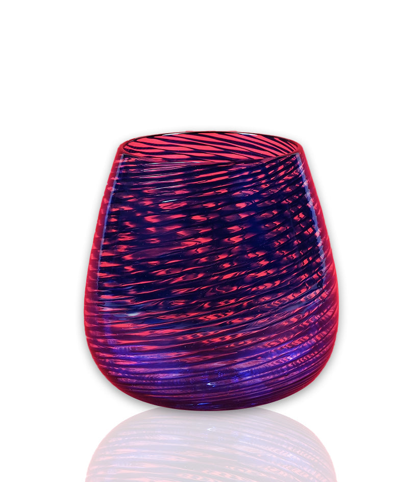 Barbablanca Hand-Blown Glass Object — Blue