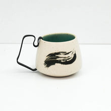 Hic Ceramics Stone Medium Stoneware Cup with Removable Stainless Steel Handle
