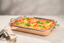 Handcrafted Copper Baking Tray with Tin Lining, 370 mm x 270 mm – view 4