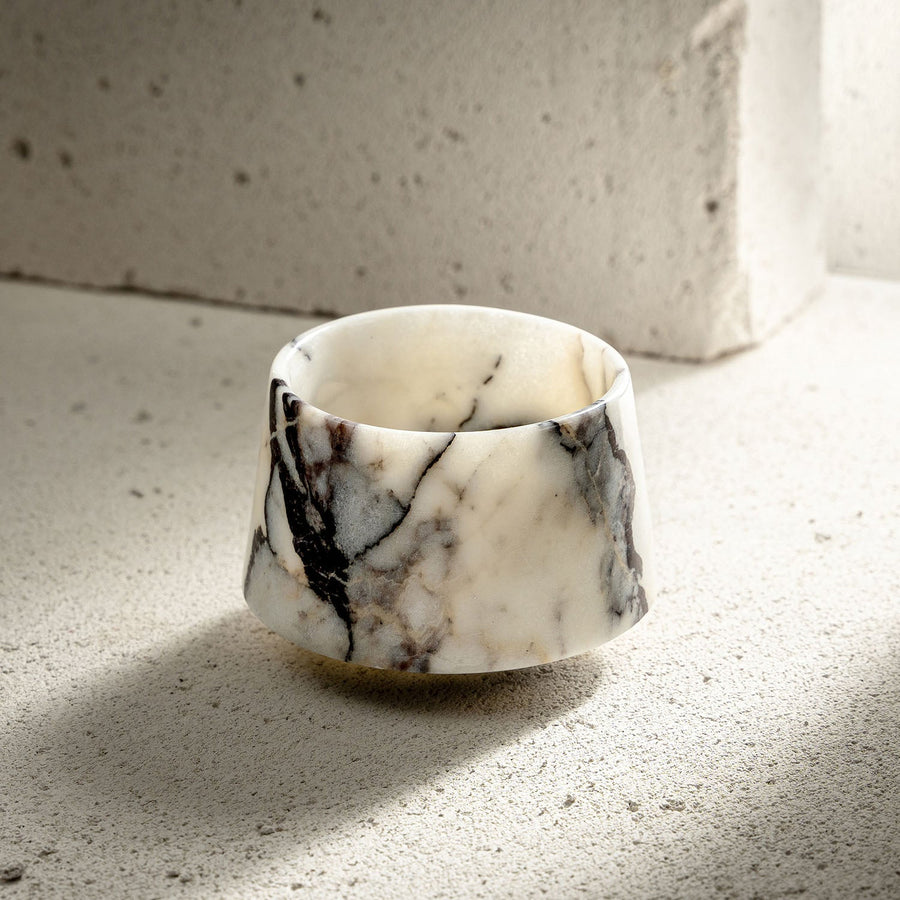 Tumbling Marble Tumblers - Handcrafted Luxury in 3 Unique Marble Finishes (Afyon Lilac, Afyon Red, M