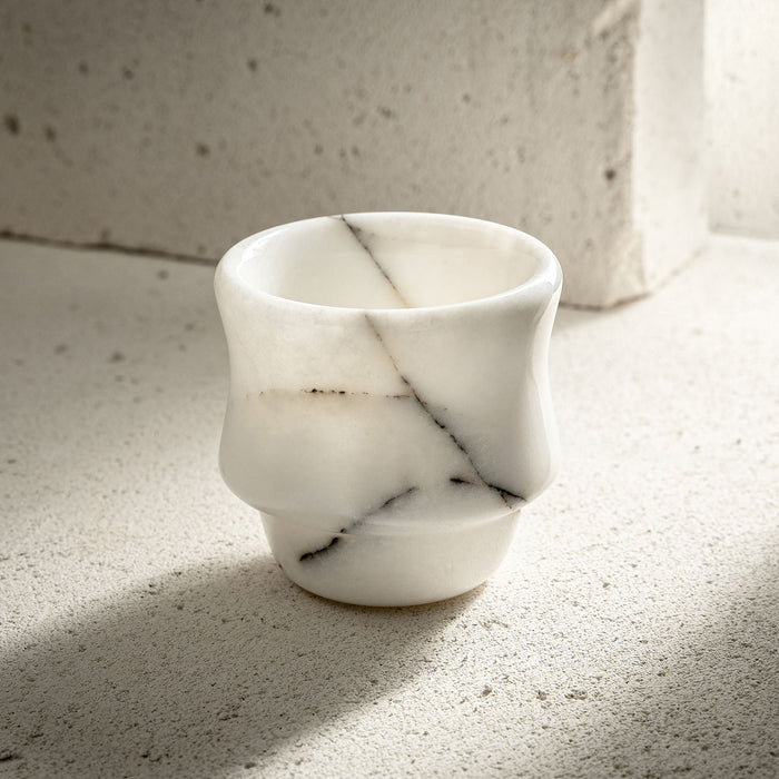 Handcrafted Marble Tumblers - Luxury in Three Exquisite Marble Finishes (Afyon Lilac)