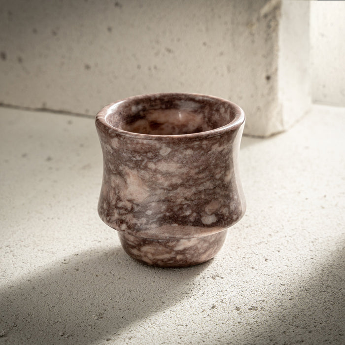 Handcrafted Marble Tumblers - Luxury in Three Exquisite Marble Finishes (Afyon Red)