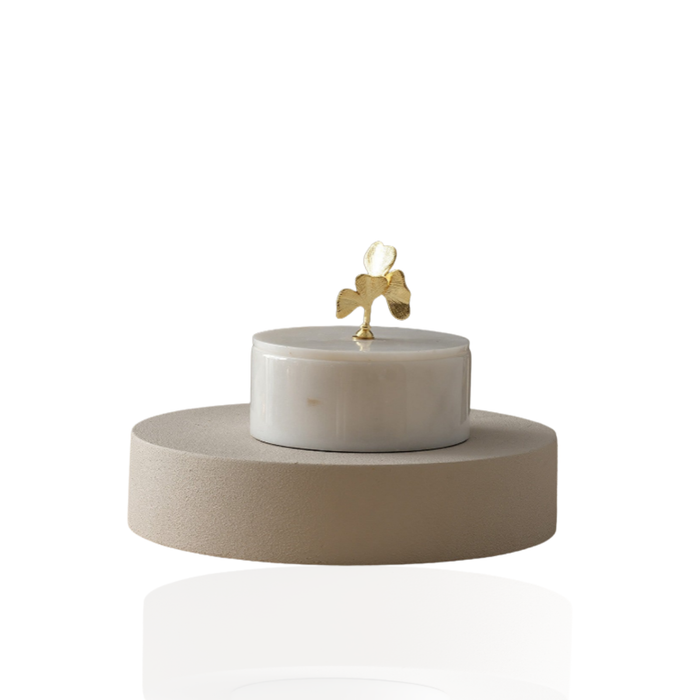 Clover Lid Marble Bonbonniere