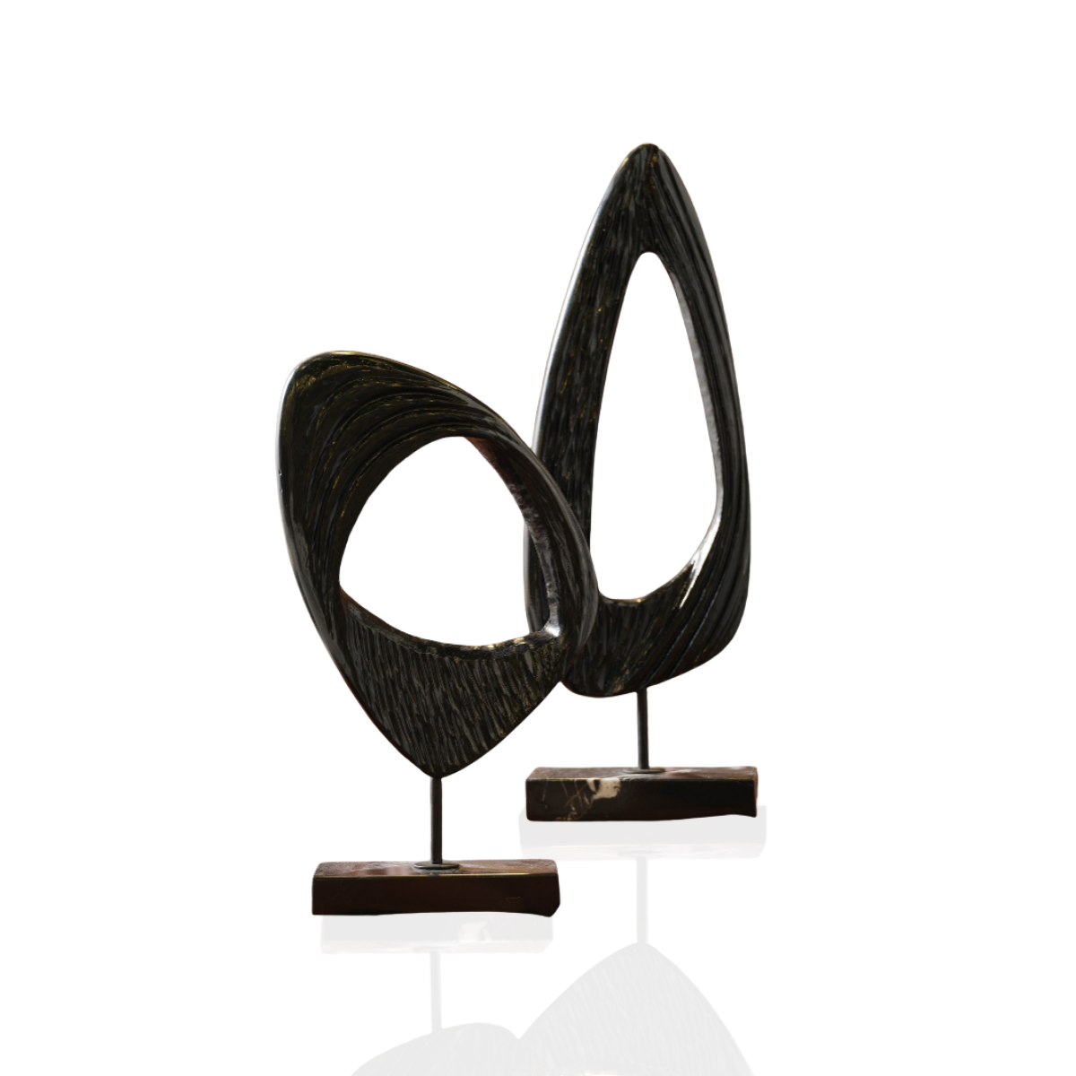 Layni Decor – Sculptural Balance in Organic Form Set of 2