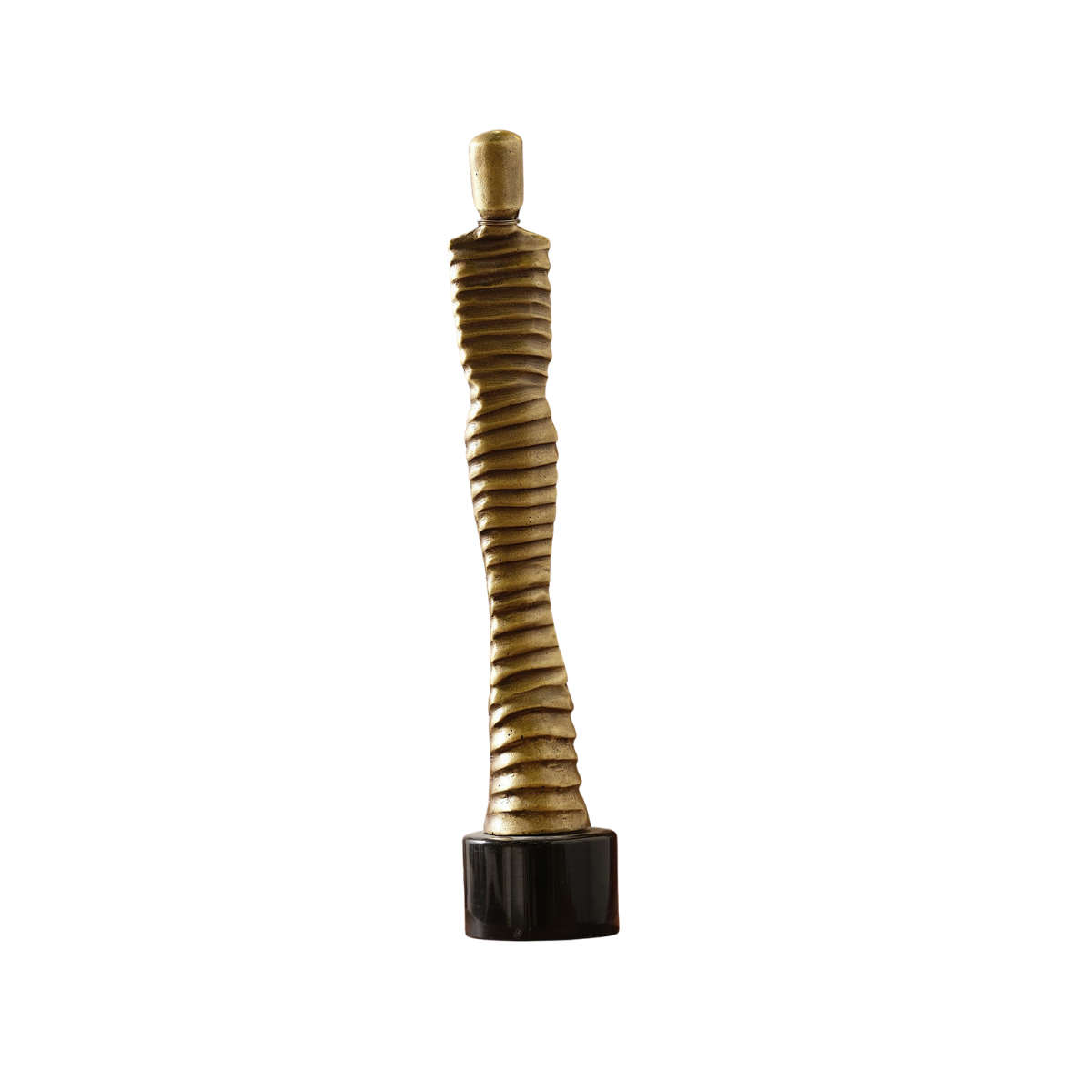 Bronze Mummy Man Brass Sculpture