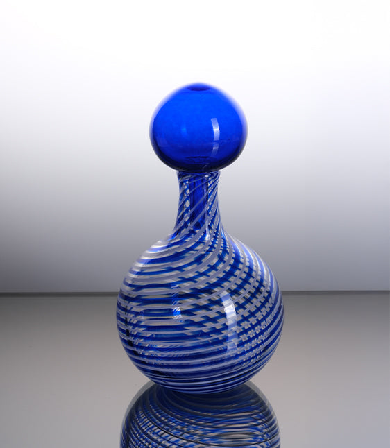 Con il Collo Hand-Blown Glass Vase