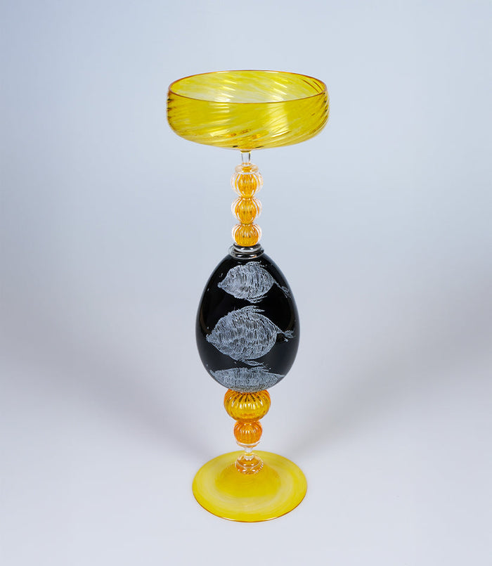 BB.XL Ambra di Mare — Hand-Blown Art Glass
