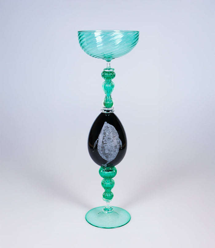 BB.XL Verde di Mare — Hand-Blown Art Glass