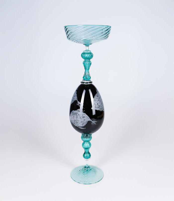 BB.XL Verde Profondo — Hand-Blown Art Glass