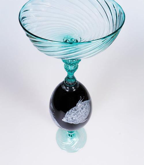 BB.XL Verde Profondo — Hand-Blown Art Glass